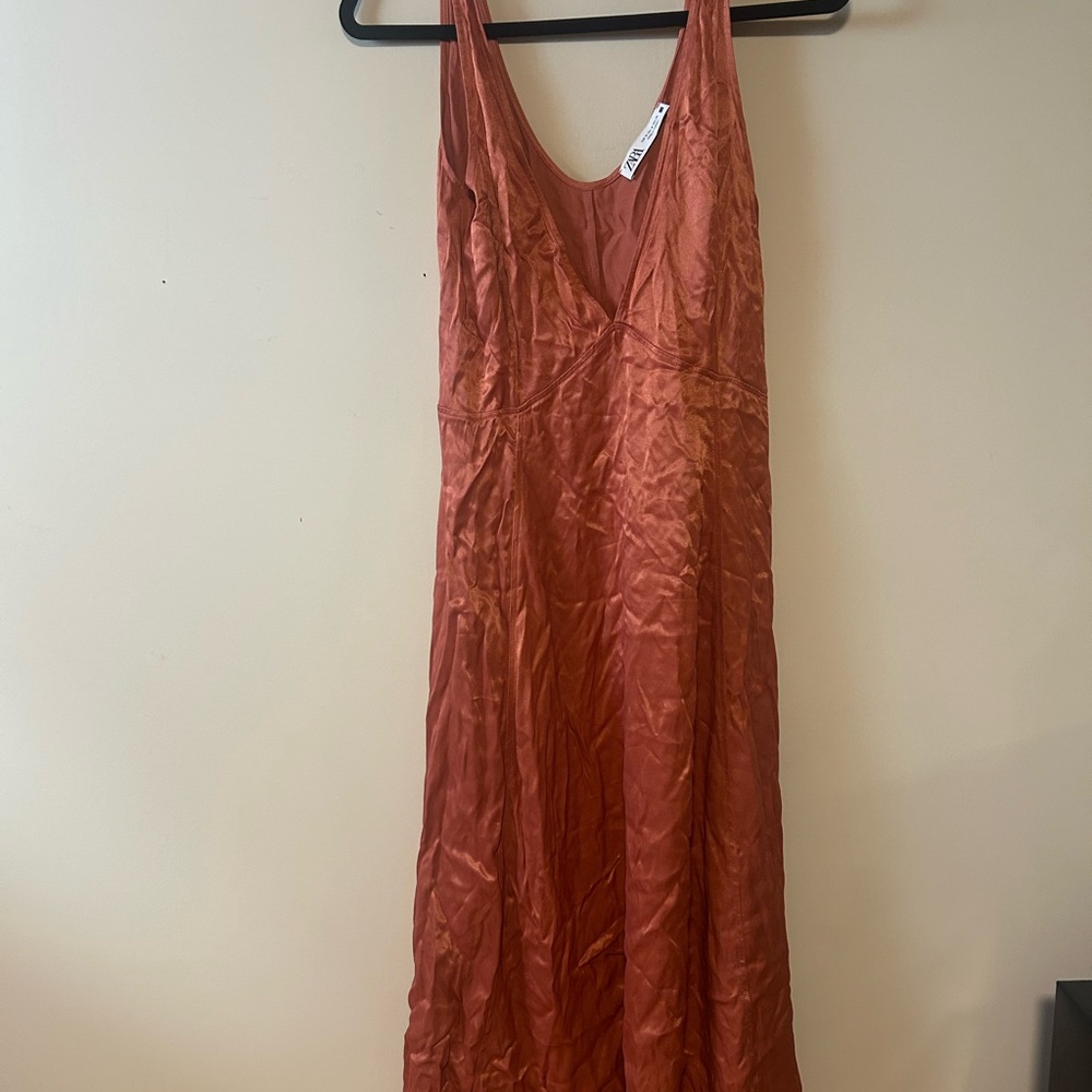 Zara Rust Maxi Dress
